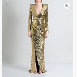 Zhivago perfume exotico gown gold size 2